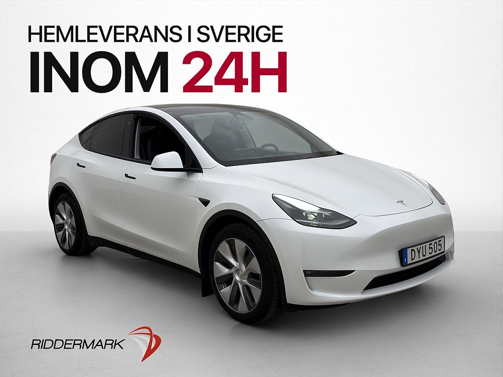 Tesla Model Y Long Range AWD Pano Kamera Skinn Värmare AP