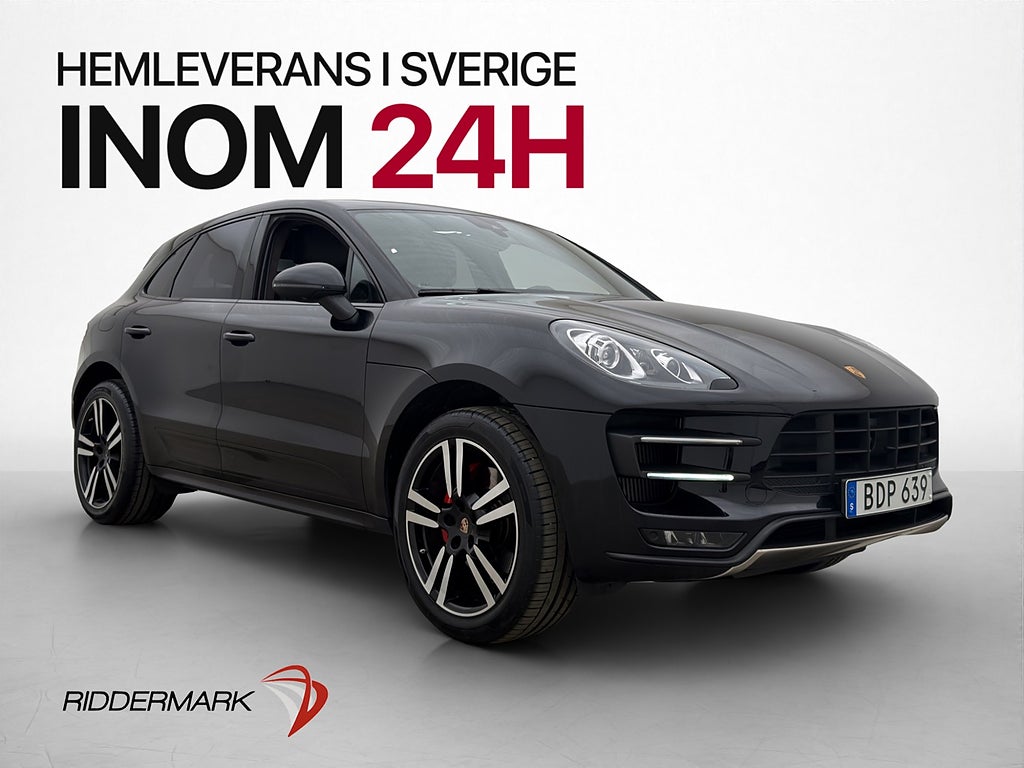 Porsche Macan Turbo PDK 400hk Chrono Pano Burm PASM Värmare