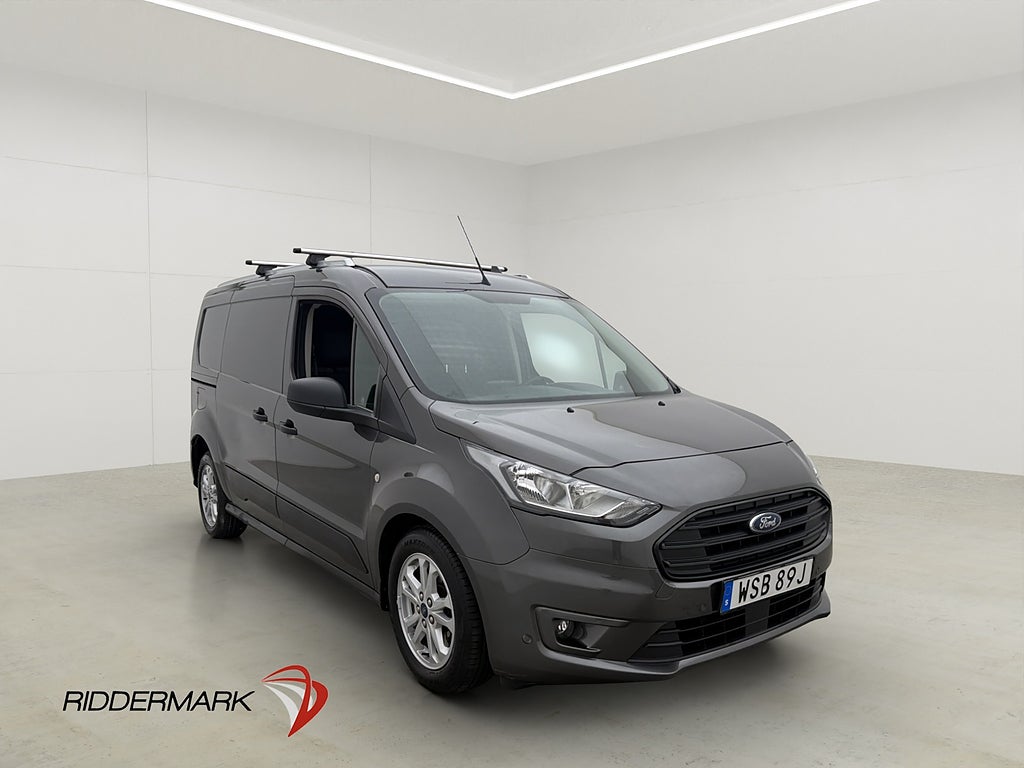 Ford Transit Connect LWB Värm Drag Kamera V-Inr CARPLAY Moms