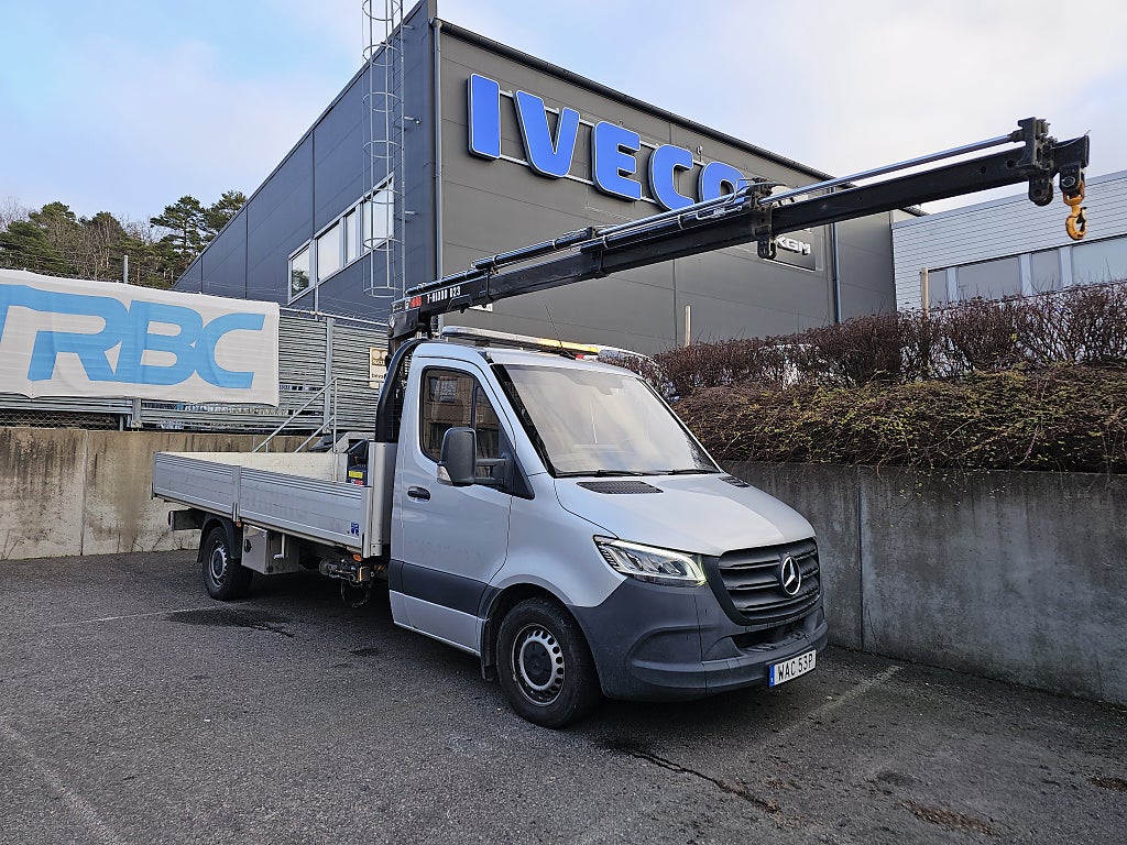 Mercedes-Benz Sprinter 319 CDI Chassi 9G-Tronic HIAB Kranbil Värmare