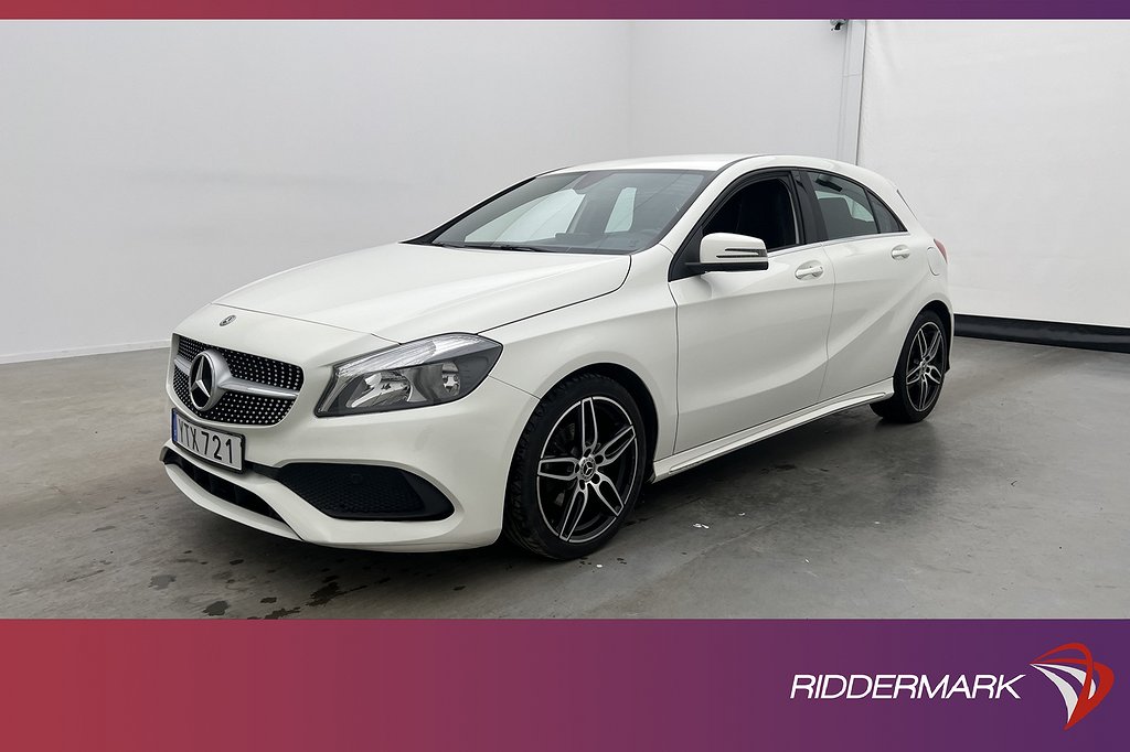 Mercedes-Benz A 180 122hk AMG Kamera CarPlay Halvskinn