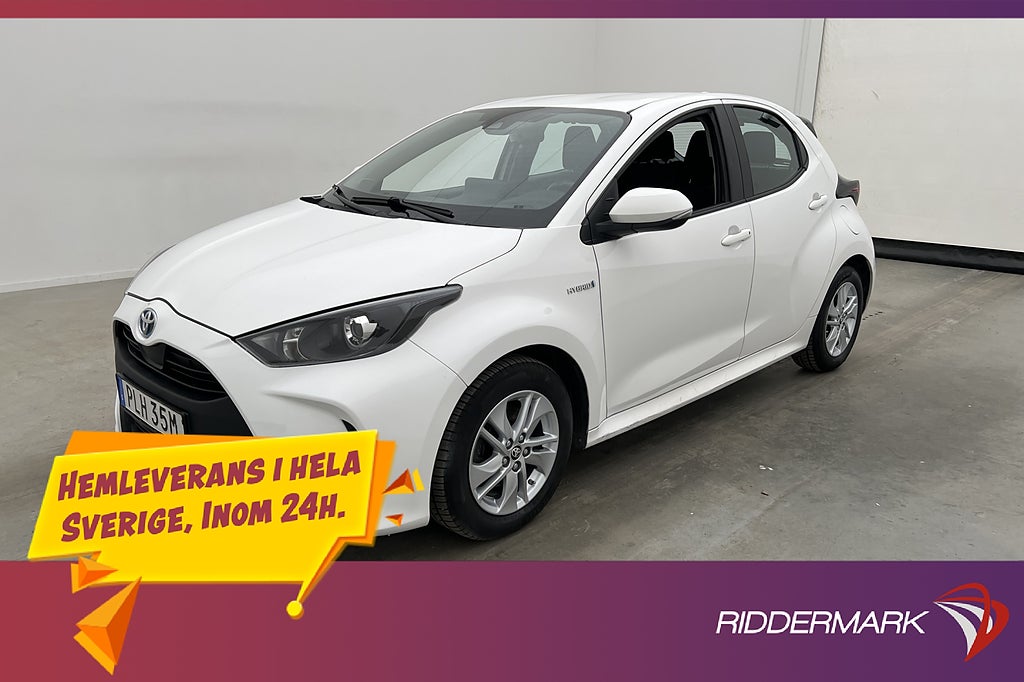 Toyota Yaris Hybrid 116hk Active Kamera Adp-Farthållare MOMS