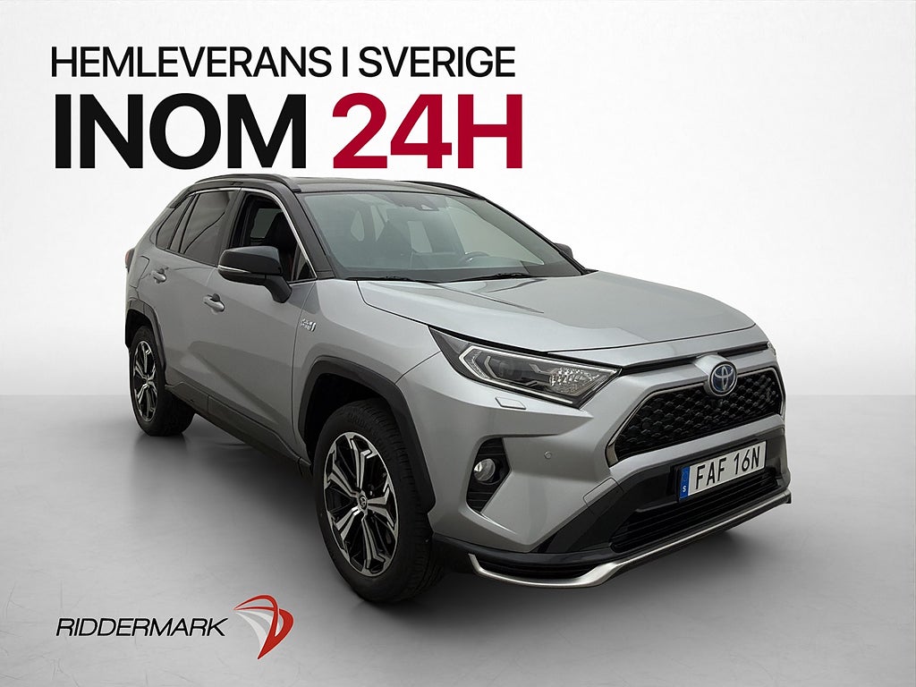 Toyota RAV4 Plug-in 306hk AWD Premium 360° HUD Skinn Drag