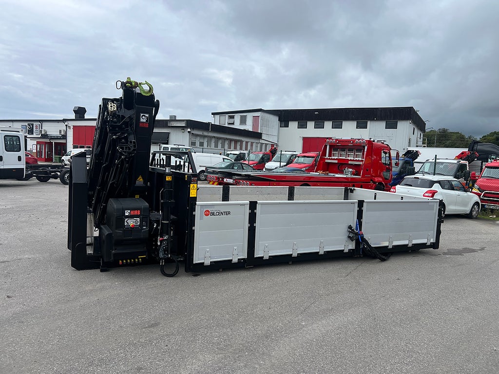 Övriga Kranflak Hiab 232-E5 kran & Schaktlucka