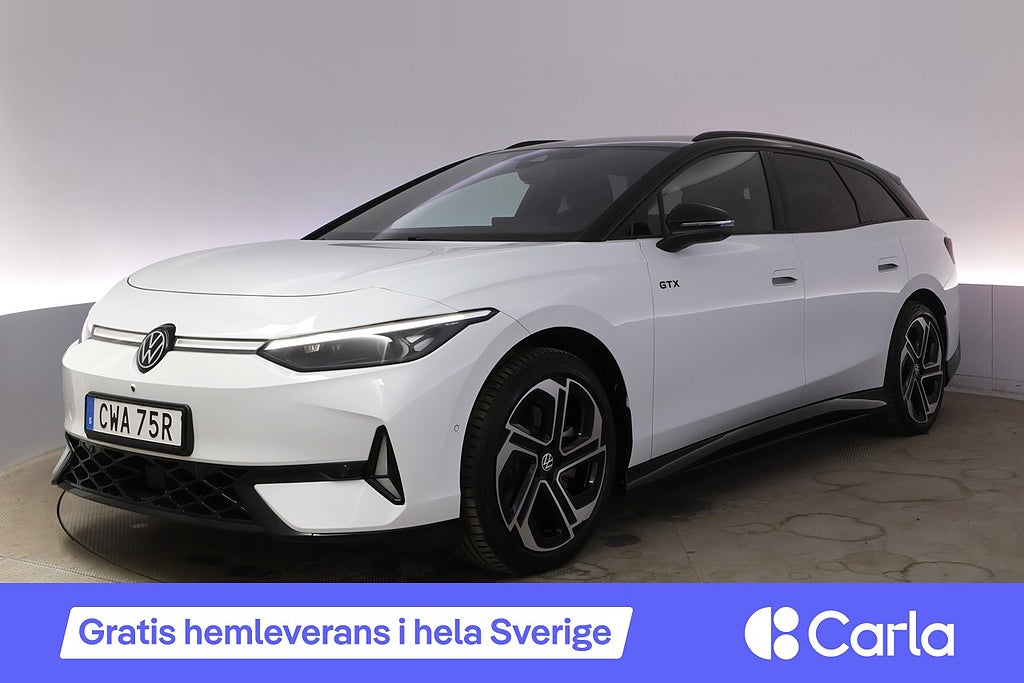 Volkswagen ID.7 GTX Tourer Elstol HuD HK 360 Drag V-hjul