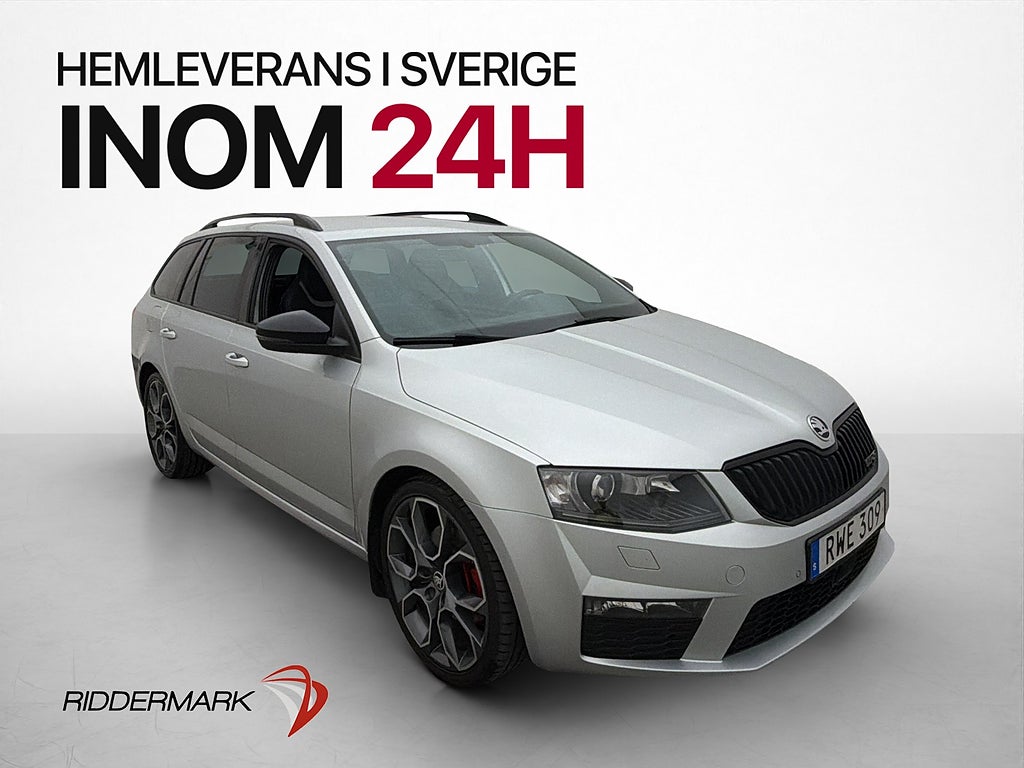 Skoda Octavia 2.0 TDI 4x4 RS Värmare Drag Canton Skinn