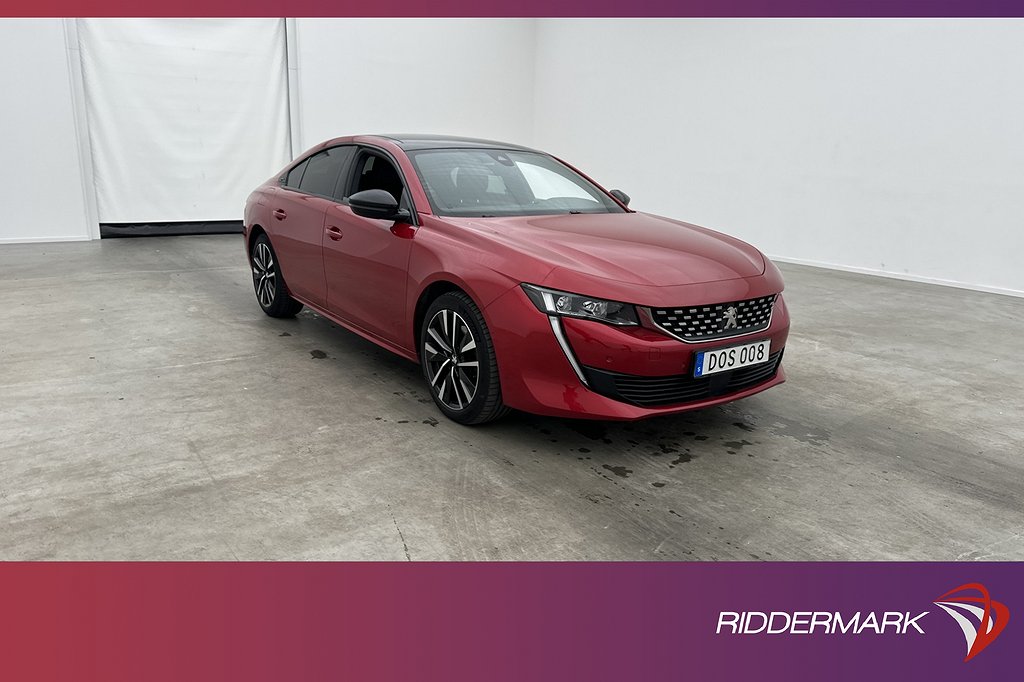 Peugeot 508 GT 225hk Pano Focal Kamera Navi Ambient Dragkrok