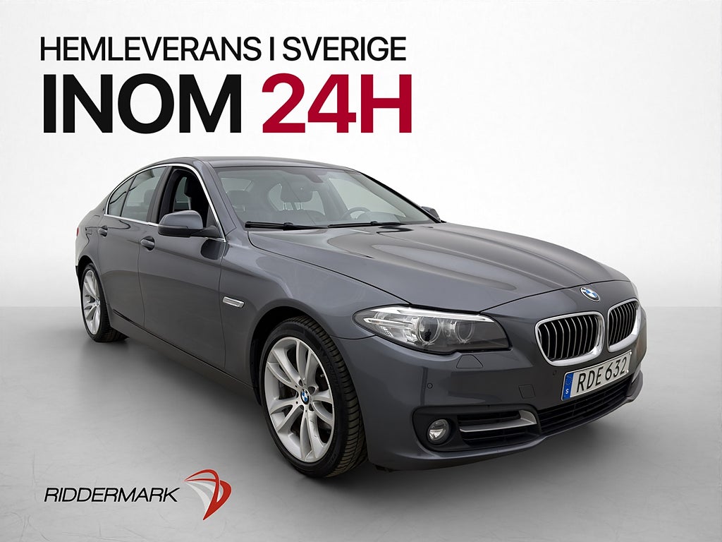 BMW 520 d xDrive Sedan 190hk Navi Kamera HiFi Skinn Dragkrok