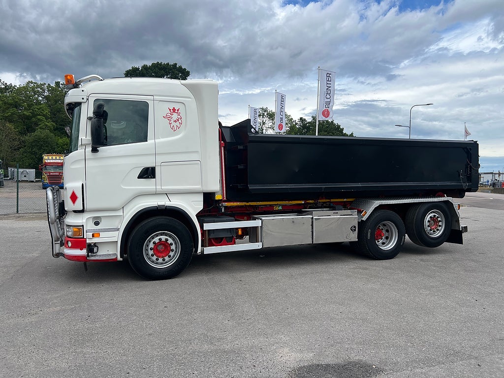 Scania R500 V8 6x2*4 Manuell Växellåda, Lastväxlare inkl flak