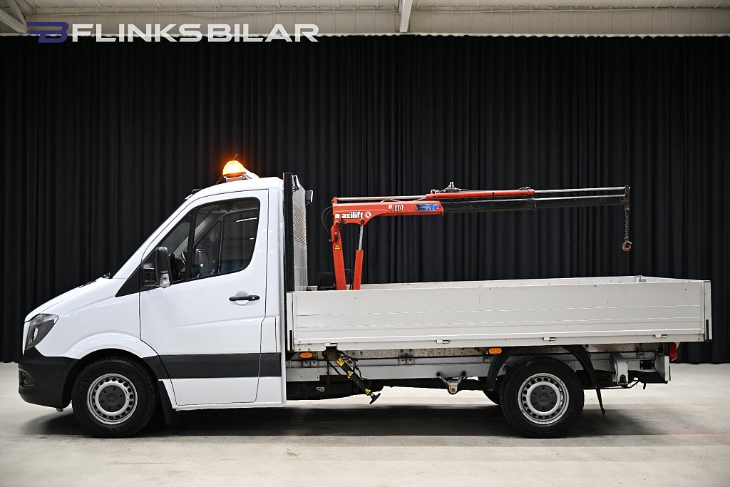 Mercedes-Benz Sprinter 316 BlueTEC 163HK Flak|Kranbil|Drag|Värmare|Leasbar