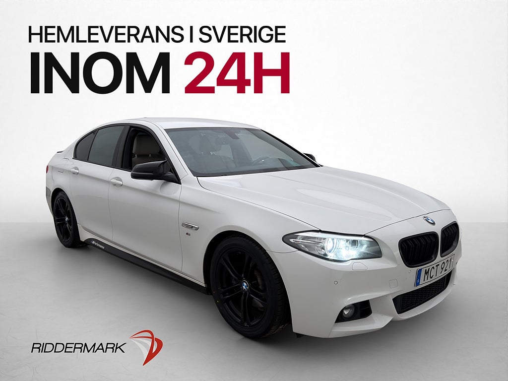 BMW 520d xDrive Sedan M Sport Hifi Sensorer Navi Skinn Drag