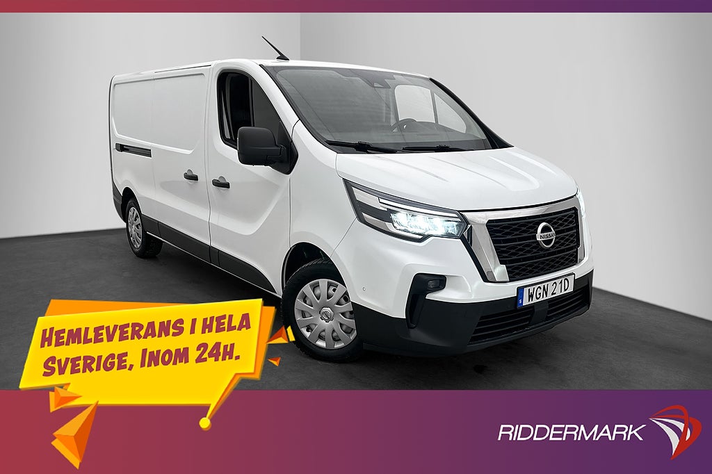 Nissan primastar L2 2.0 150hk Värmare Drag LED B-Kamera Moms