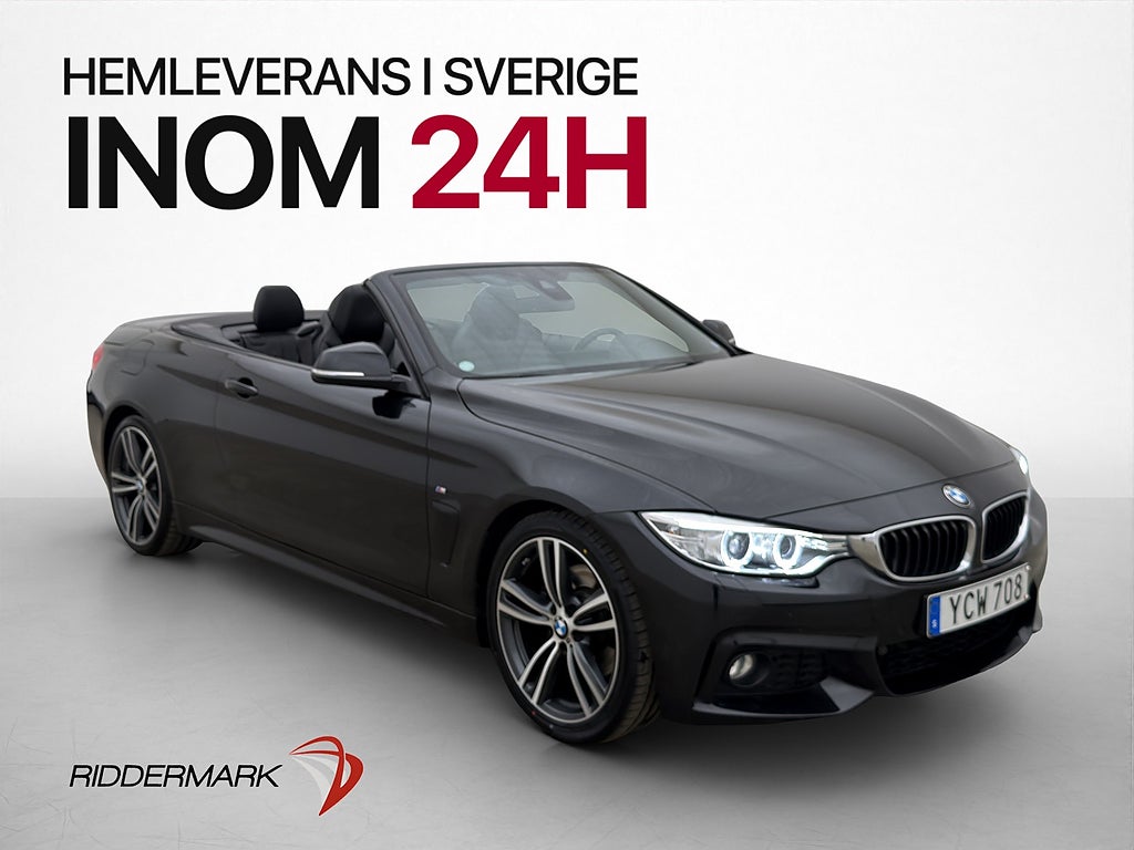 BMW 430 i Convertible 252hk M Sport Navi Skinn HiFi