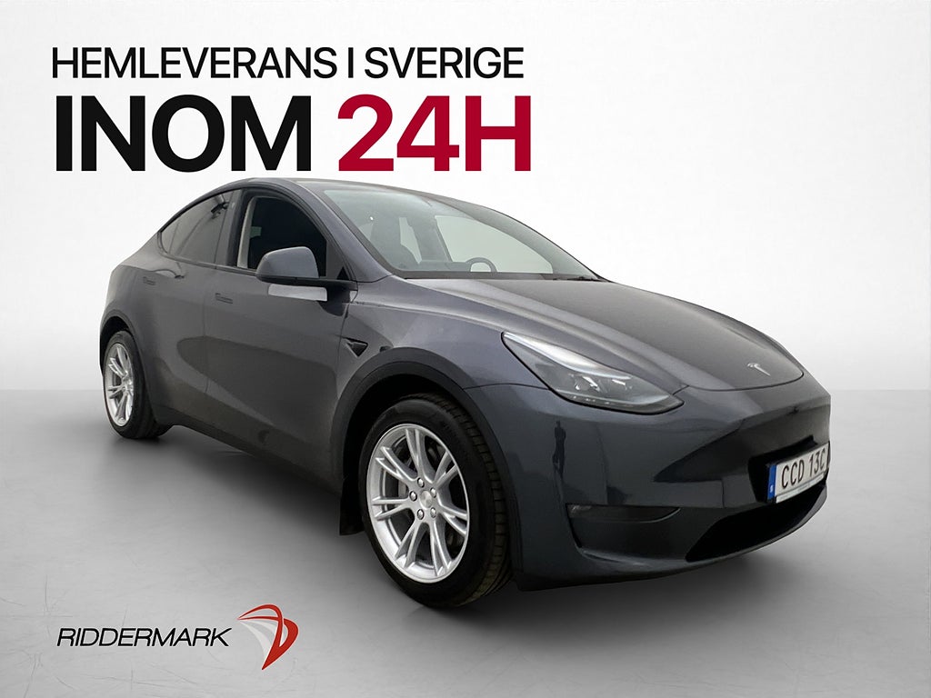 Tesla Model Y Long Range AWD Svensksåld MOMS Dragkrok