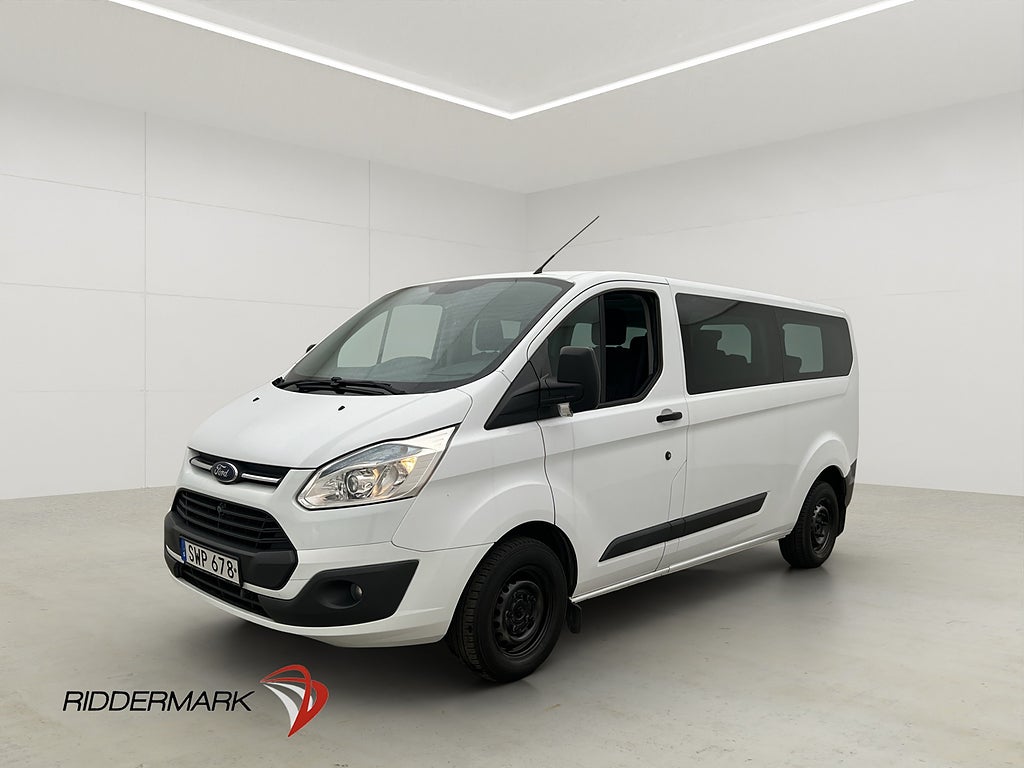 Ford Transit Custom 310 Kombi Lång Värmare Dragkrok 9-Sits
