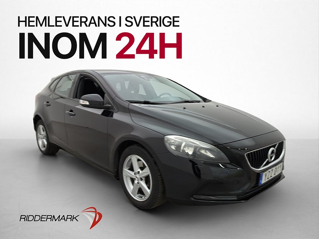 Volvo V40 T3 Kinetic VOC Värmare P-Sensorer Farthållare BT