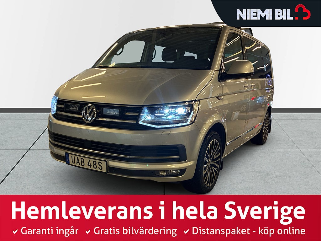 Volkswagen Multivan 2.0TDI AWD 6-Sits/Kamera/Drag/Pano/D-Värm/Dynaudio-Ljud