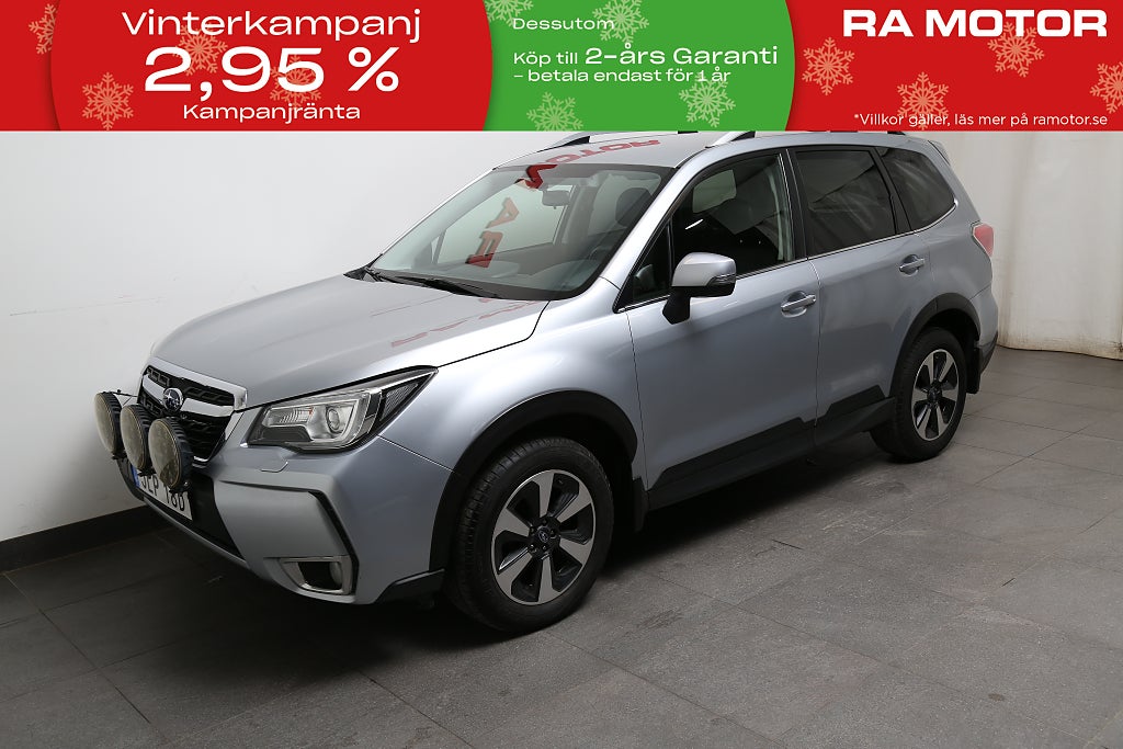 Subaru Forester 2,0i 150hk XE AWD Aut Skinn Extraljus Dragkrok 2019