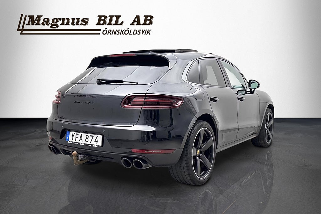 Porsche Macan GTS PDK Värmare Sportavgas Drag Bose Kamera Pano miniatyr 5