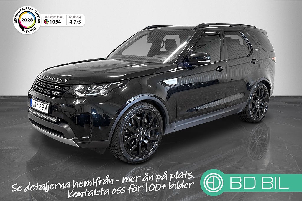 Land Rover Discovery 3.0 SDV6 4WD PANO SKINN VÄRMARE DRAG 7-SITS MERIDIAN