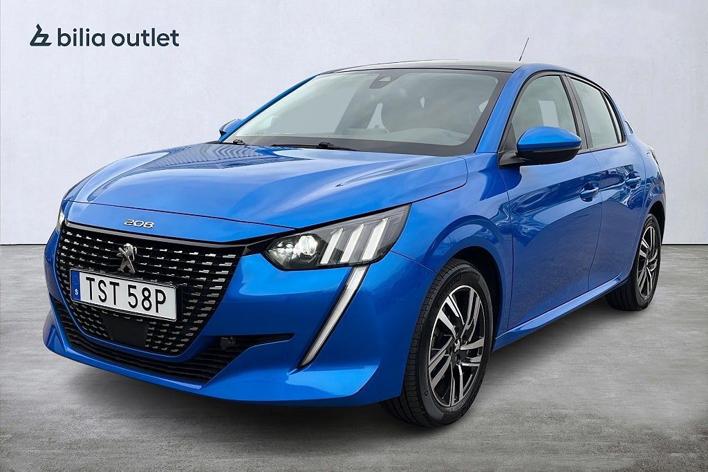 Peugeot 208 1.2 PureTech Allure 100hk / Pano CarPlay 3D Cockpit PDC