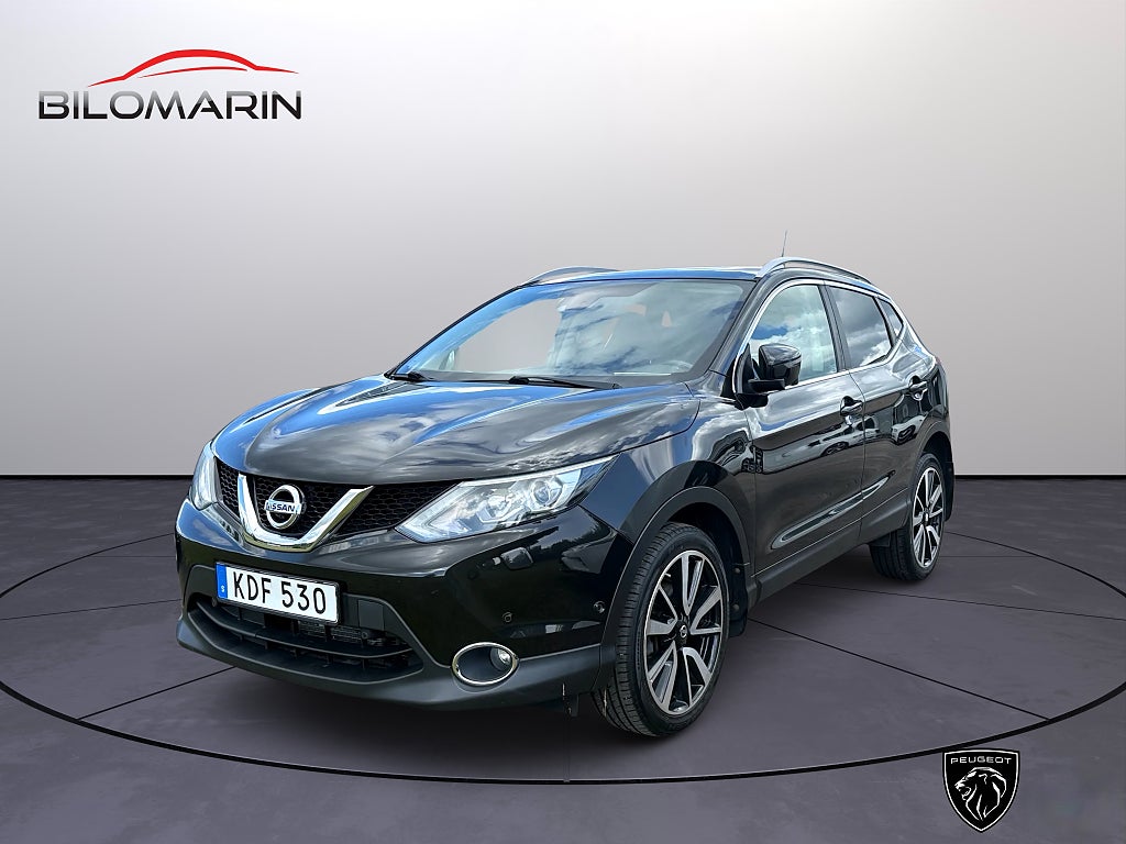 Nissan Qashqai DIG-T XTRONIC-CVT 115hk KAMERA/ELSTOL/NAVI/PANO/NYBES