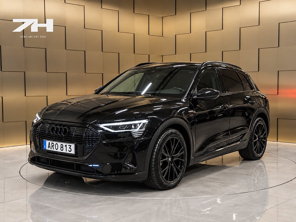 Audi E-Tron 55 quattro / Svart Optik /  21" / Kamera / Drag Luftfj 