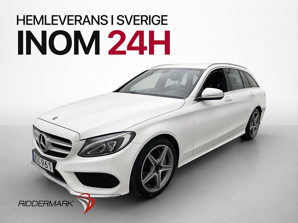 Mercedes-Benz C 180 T AMG Line Skinn Kamera Bluetooth