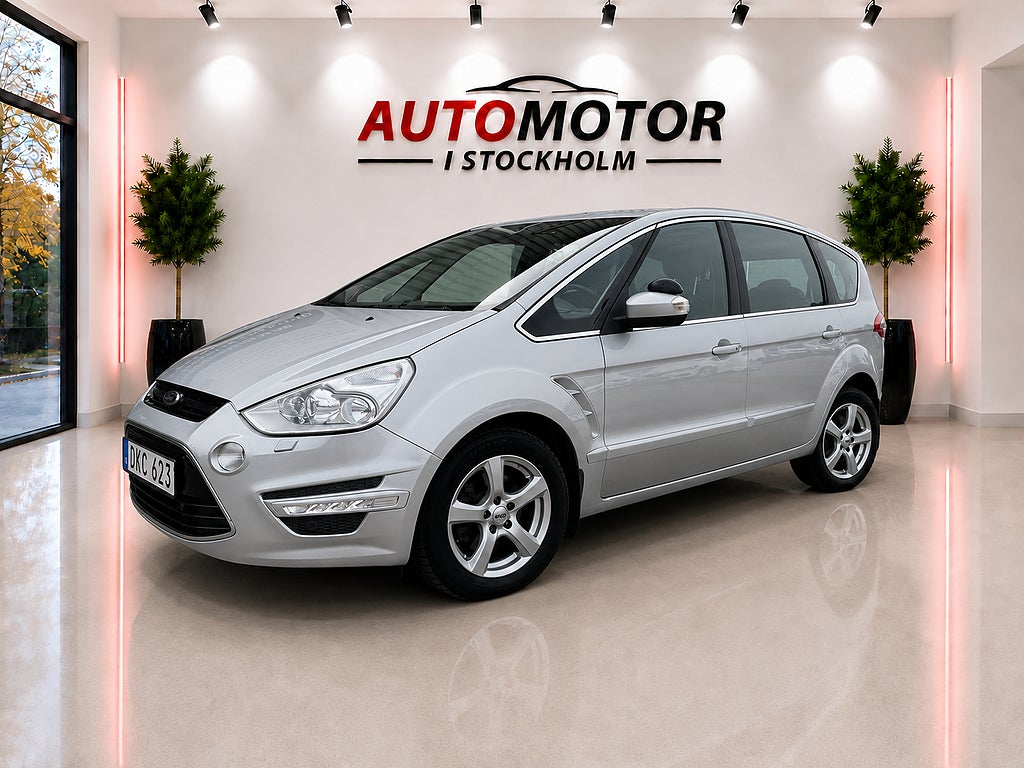 Ford S-Max 2.0 TDCi Auto 7 Sits Panormatak ACC P. värmare
