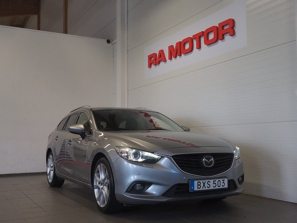 Mazda 6 Wagon 2.2 SKYACTIV-D 175hk Optimum | Drag | Navi | 2014