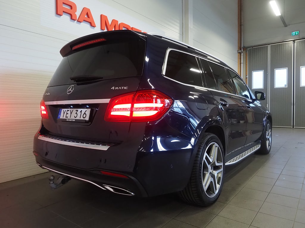Mercedes-Benz GLS 350 d 258hk 4MATIC AMG |7-sits|Drag|D-värm|Pano| 2016