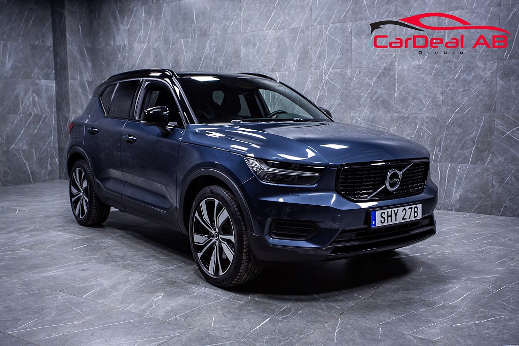 Volvo XC40 Recharge T4 R-Design H/K Skinn Kamera CarPlay Drag MOMS