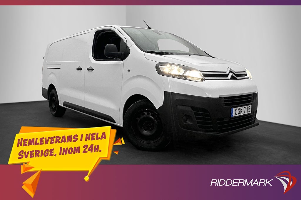 Citroën jumpy L3 2.0HDi Fjärr-Värm PDC 3-Sits CARPLAY Moms