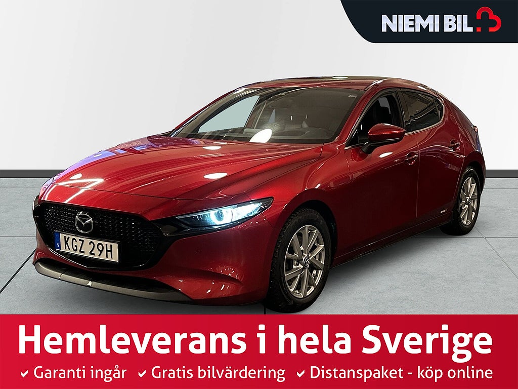 Mazda 3 Hatchback 2.0 Aut M Hybrid Bose/Drag/Skinn/Ad.Fhåll/SoV/HuD