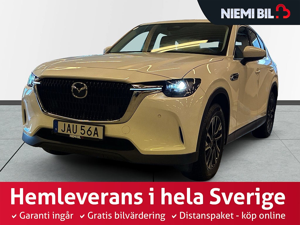 Mazda CX-60 PHEV AWD 63km Range/10 Års Garanti/Moms/Drag/Kamera/MoK
