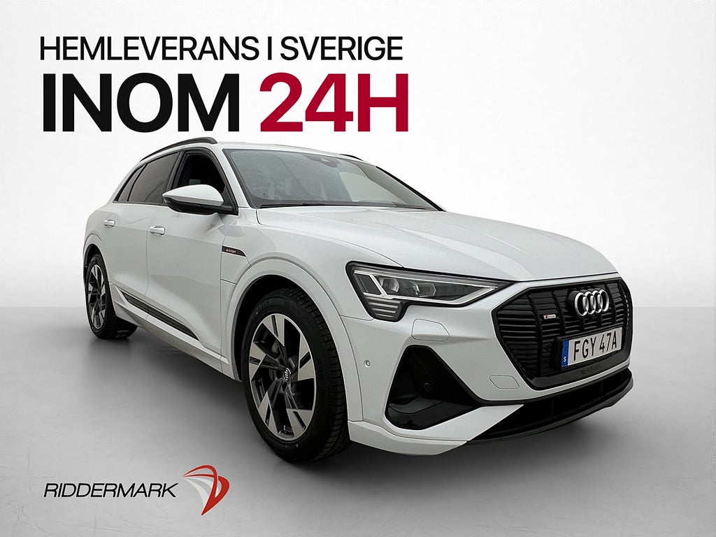 Audi E-Tron 50 Quattro 313hk S-Line B&O 360° Panorama Navi