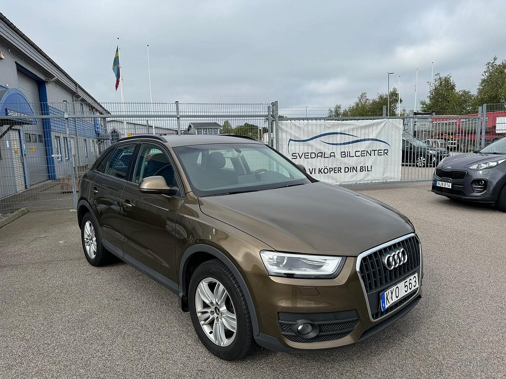 Audi Q3 2.0 TDI Comfort Nybesiktad | Vinterhjul