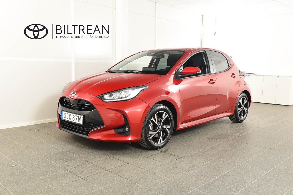 Toyota Yaris Elhybrid Active Plus Säkerhetspaket Backkamera 