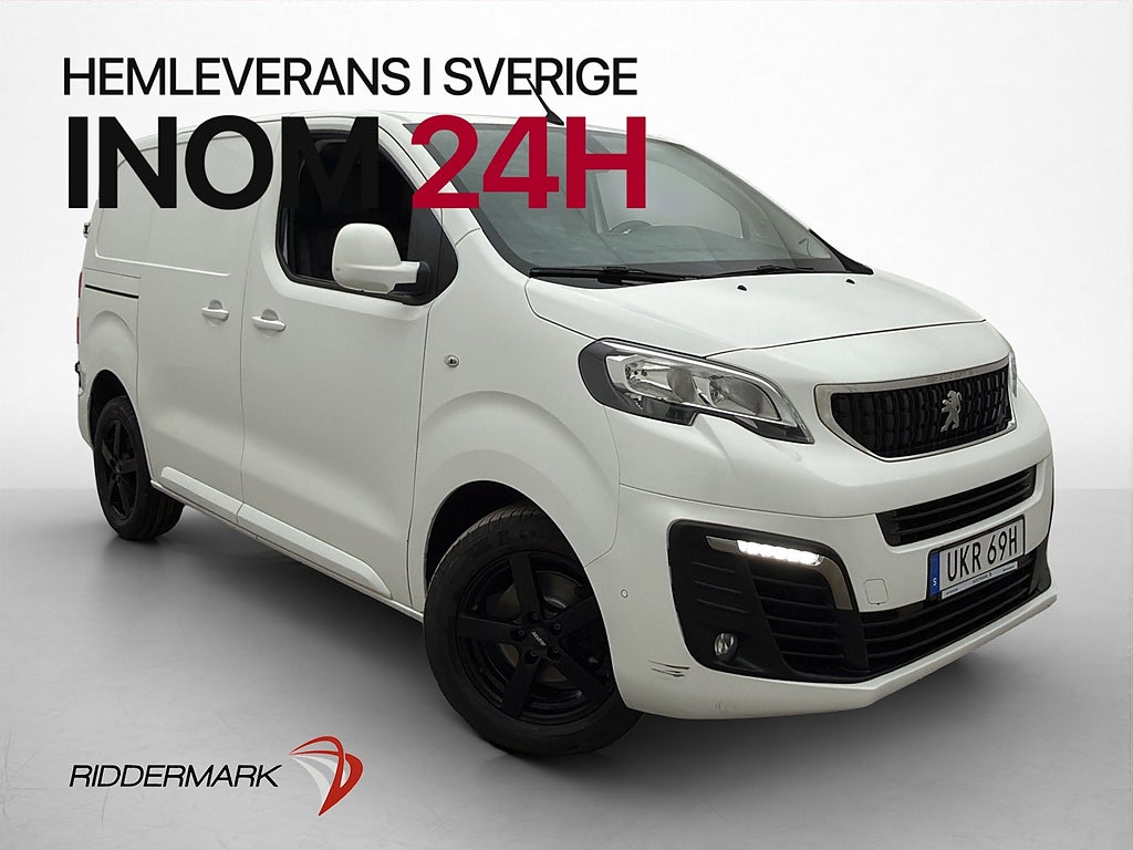 Peugeot Expert 177hk Värmare Dragkrok B-Kamera CARPLAY Moms