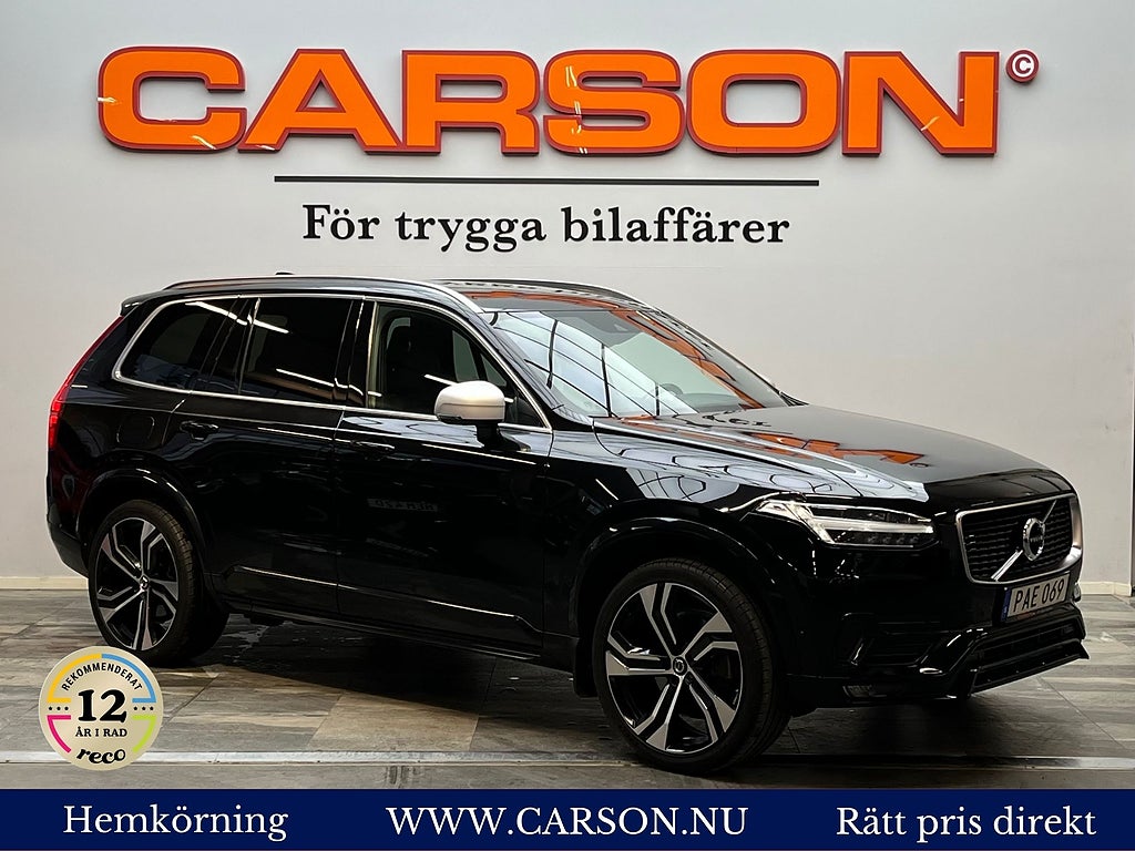 Volvo XC90 4,99% T6 AWD Aut R-Design 7-Sits B&W Navi Dragkrok