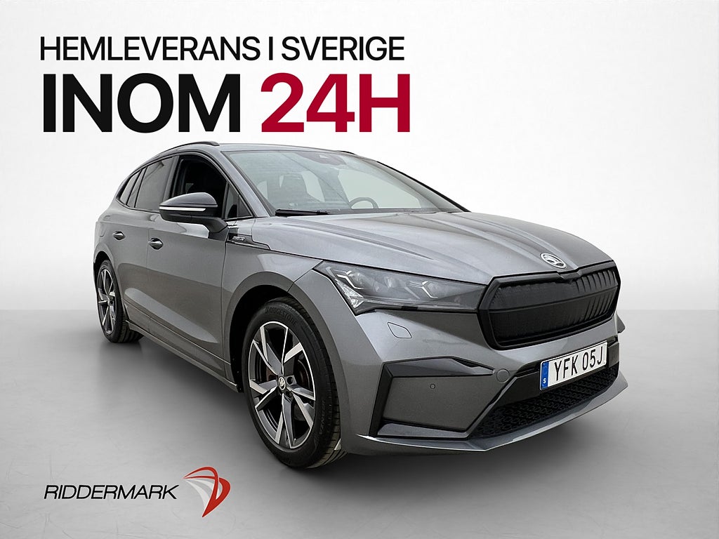 Skoda Enyaq 80 204hk Sportline Värmare Kamera Drag Rattvärme