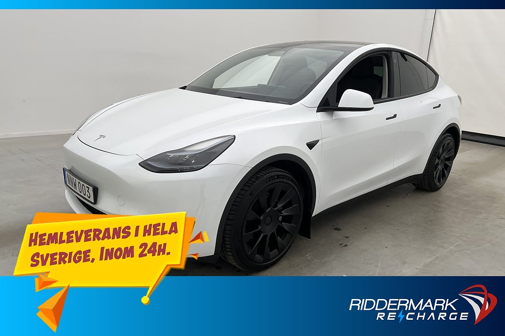 Tesla Model Y Standrad Range Autopilot Dragkrok Pano MOMS