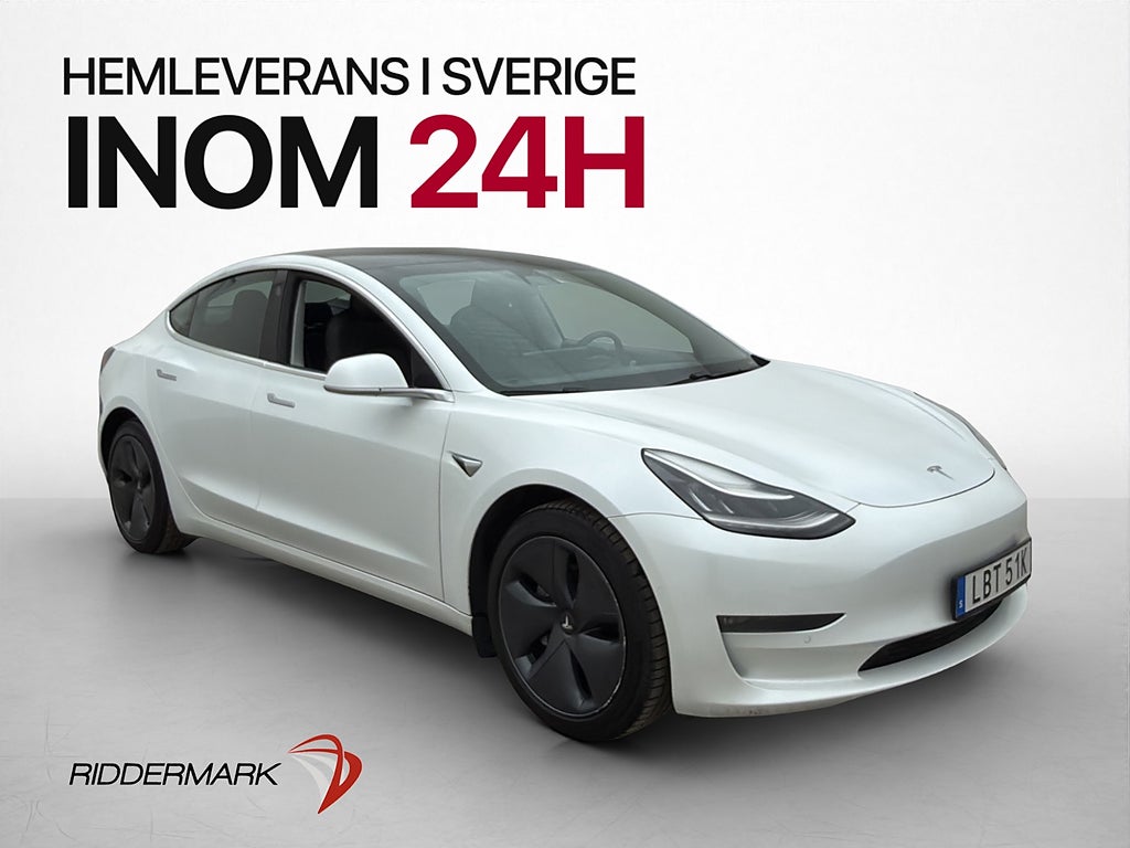 Tesla Model 3 Long Range AWD Pano B-Kamera AP Skinn Navi