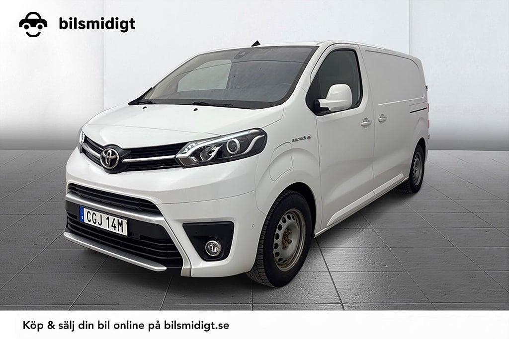 Toyota ProAce Electric 75 kWh Drag 2xSidodörr 3sits Navi 136hk