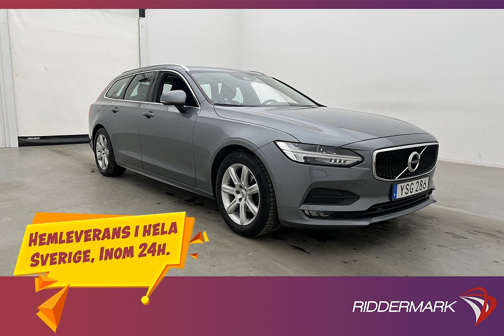 Volvo V90 D4 AWD Momentum VOC Värmare Kamera Rattvärme Drag