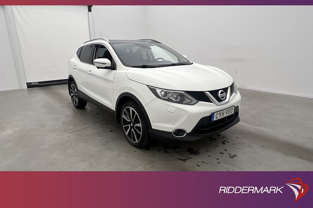 Nissan Qashqai 1.2 DIG-T 115hk Tekna Pano 360° Navi Välserv