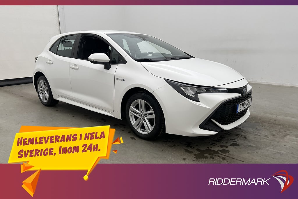 Toyota Corolla Hybrid 122hk Active M&K Värm Kamera Rattvärme