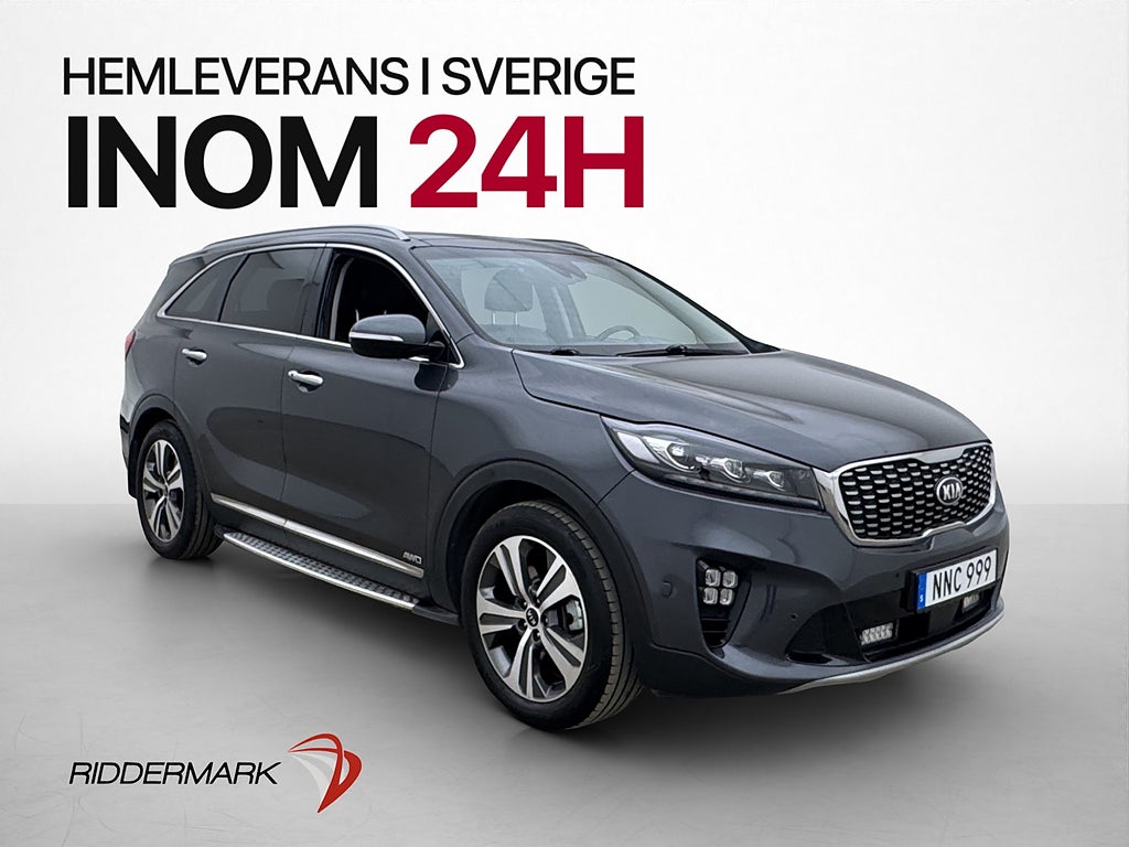 Kia Sorento AWD 200hk GT-Line 7-Sits Pano H/K Värmare Drag