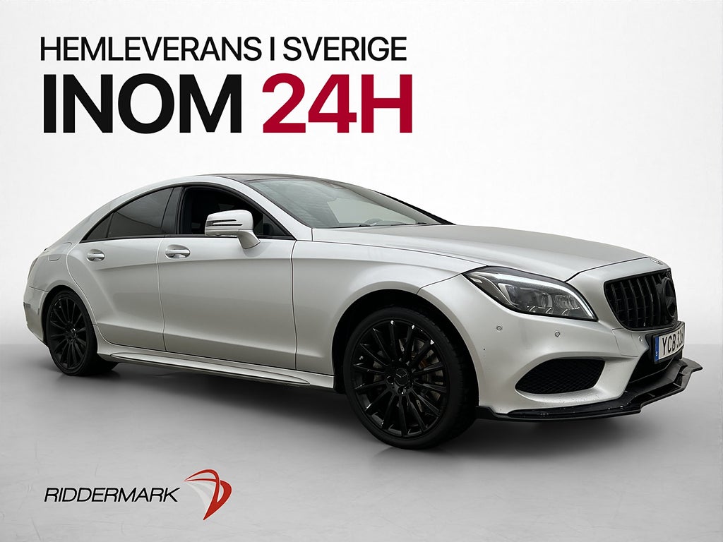 Mercedes-Benz CLS 350 d 4M AMG Pano H/K D-Värm 360 Sv.Såld