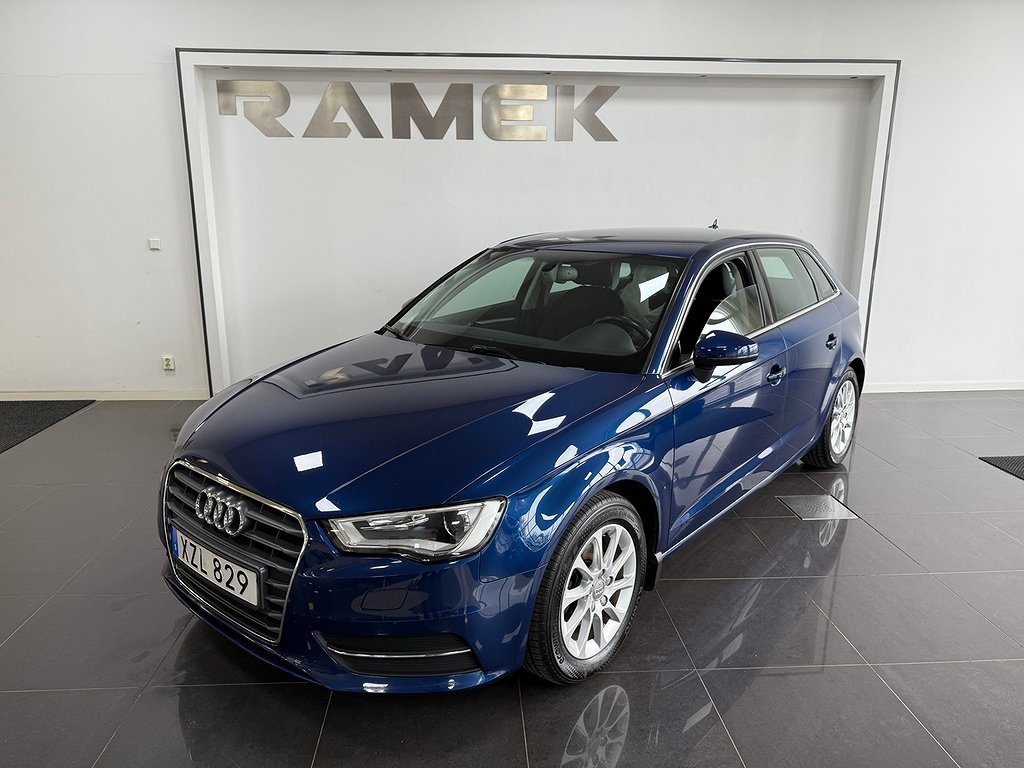 Audi A3 Sportback 2.0 TDI Attraction Värmare Euro 6